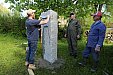 Instalace kamenů s pamětními deskami padlým v první světové válce v Liškově 15.5.2017