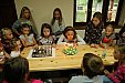 Oslava narozenin Terezky (12) a Rozárky (10) v hasičském klubu 7. 9. 2019