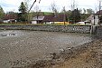 Oprava hráze rybníka Schánělák  27.4.2013