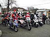 Motorkářský gang Santa Clausů v Čečovicích 24.12.2014