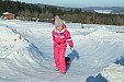 Ledový tobogán v Železném Újezdě 21.1.2017