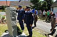 Slavnostní pietní akt k uctění památky padlých v první světové válce v Měrčíně 27. 5. 2017